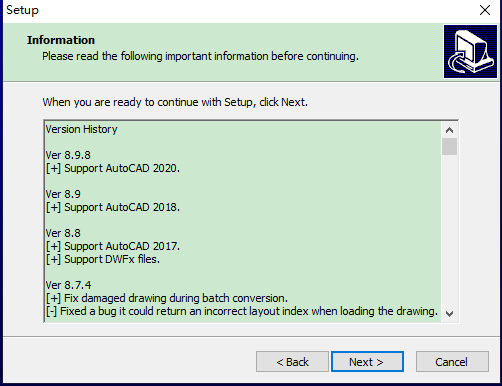 CAD格式版本转换器Acme CAD Converter2020免费版（高版本转低版本）安装图文教程