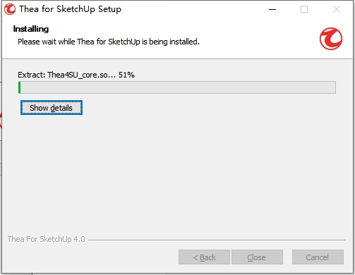 Thea For SketchUp 4.0最新免费破解版安装图文教程
