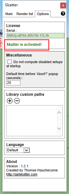 Sketchup草图大师真实植被生态渲染模拟插件：Skatter v1.2.1安装图文教程
