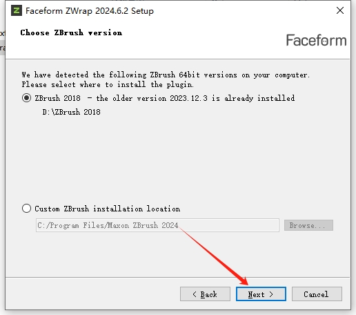 ZBrush模型拓扑插件下载-Faceform ZWrap v2024.6.2免费破解版安装图文教程