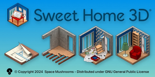 家装辅助设计软件：Sweet Home 3D 7.6最新官方正式版安装图文教程