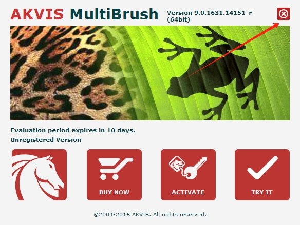 AKVIS修饰照片滤镜MultiBrush For Photoshop-PaintShop v9.0.1631.14151安装图文教程