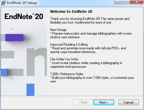 EndNote 20【文献管理软件】英文破解版下载安装图文教程