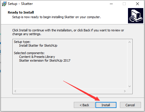 Sketchup草图大师真实植被生态渲染模拟插件：Skatter v1.2.1安装图文教程