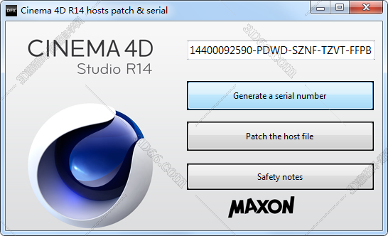 Cinema 4D R14序列号【C4D R14注册机】激活码 Cinema 4D R14序列号【C4D R14注册机】激活码