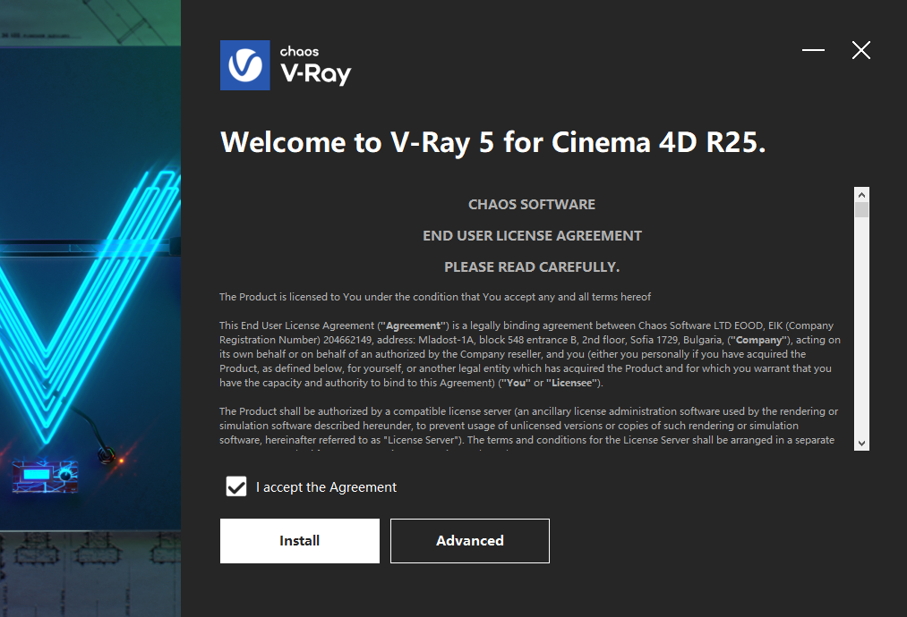 VRay 5.2 for C4DR20/S22/R23/S24/r25【汉化破解版】下载安装图文教程