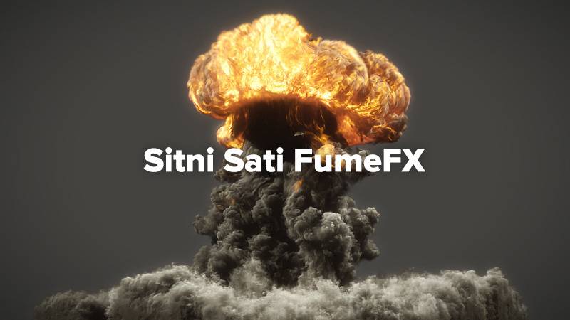 C4D流体动力学模拟插件：SitniSati FumeFX 5.0.4 for Cinema 4D R23 Win破解版免费下载