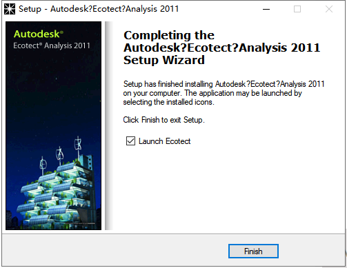 Autodesk Ecotect Analysis 2011官方免费中文版安装图文教程