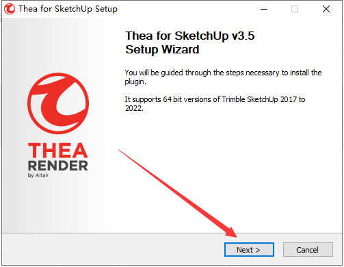 Thea For SketchUp v3.5.1【支持SU2018-2022】英文破解版安装图文教程