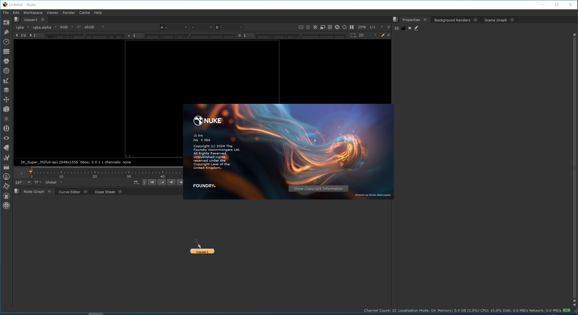 The Foundry Nuke Studio 15.0V4免费破解版 The Foundry Nuke Studio 15.0V4免费破解版