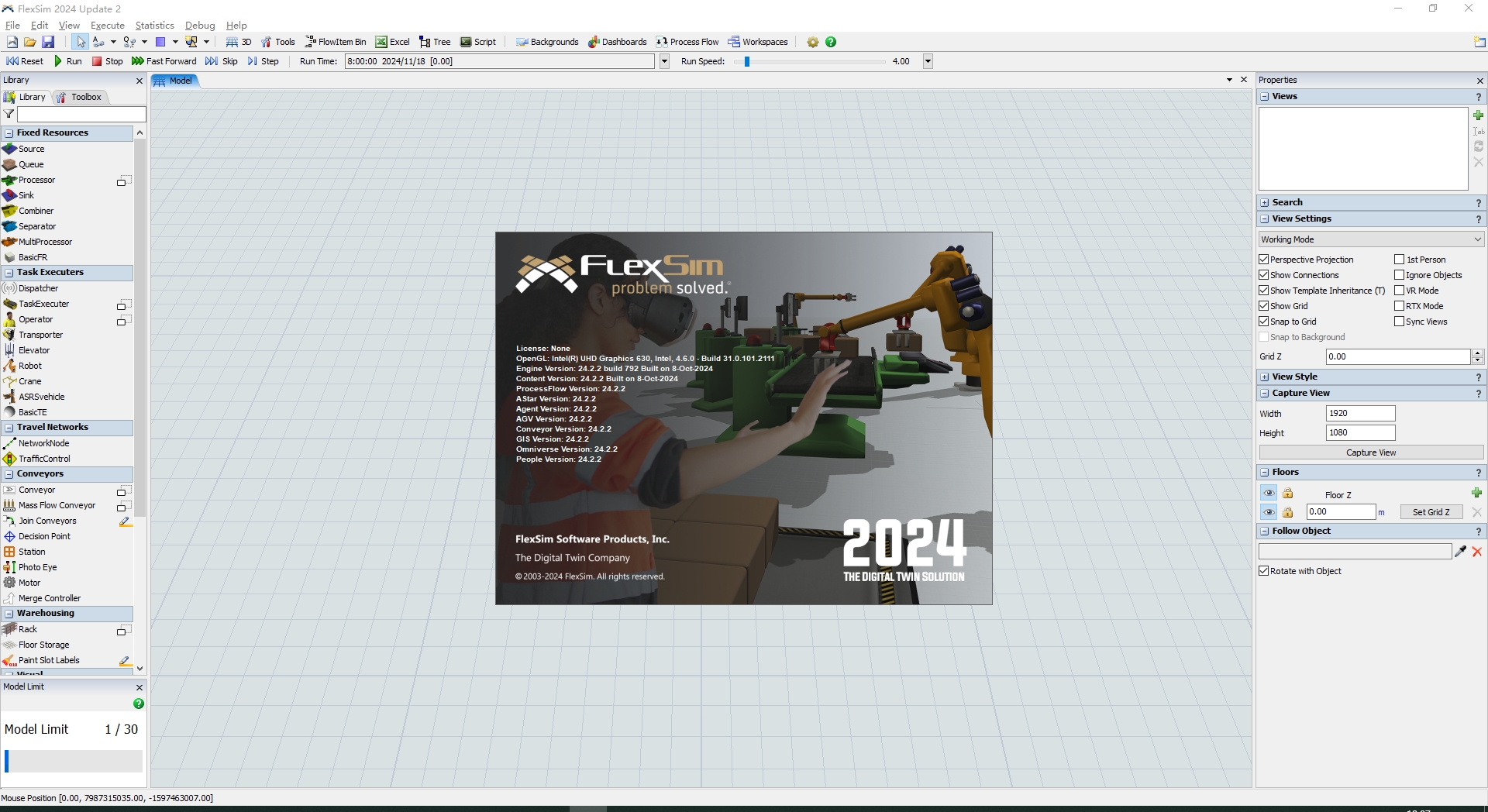 flexsim 2024(企业版)最新免费破解版 flexsim 2024(企业版)最新免费破解版