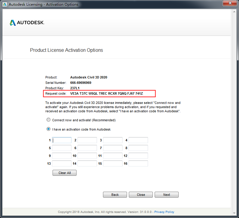 Autodesk Civil 3d 2020【英文破解版】附注册机安装图文教程