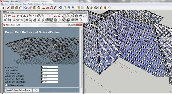 SketchUp 插件：1001bit tools for SketchUp 2014以上汉化和谐版