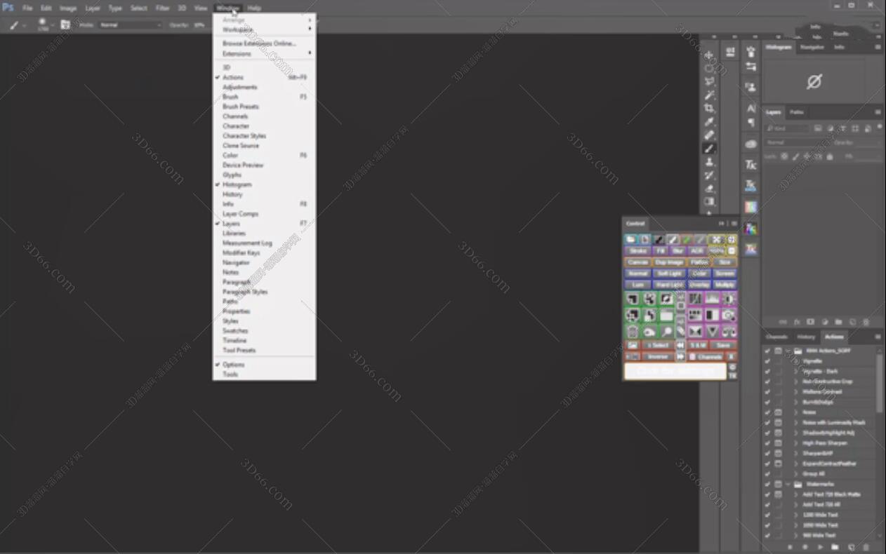 Photoshop亮度蒙版工具栏面板 For TKActions V2 Win/Mac