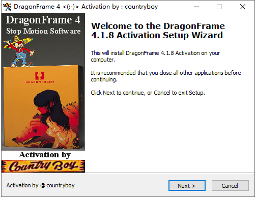 Dragonframe 4 官方绿色免费专业版v4.1.8安装图文教程