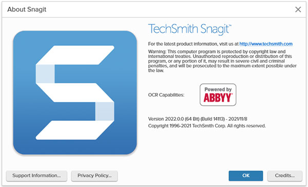 techsmith snagit 2022【屏幕截图软件】免费破解版安装图文教程