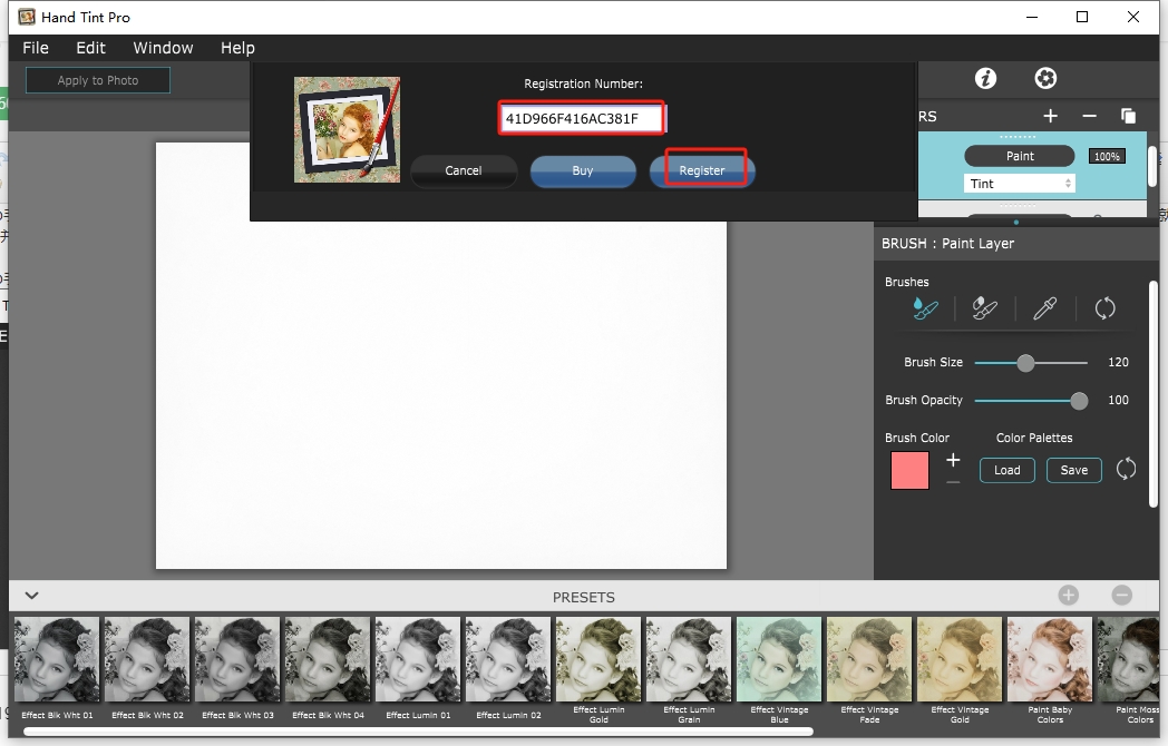 JixiPix公司Photoshop手绘摄影插件Hand Tint Pro V1.04 (Win)安装图文教程