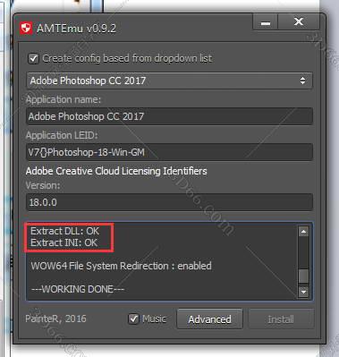 Adobe Photoshop cc2017中文版安装图文教程