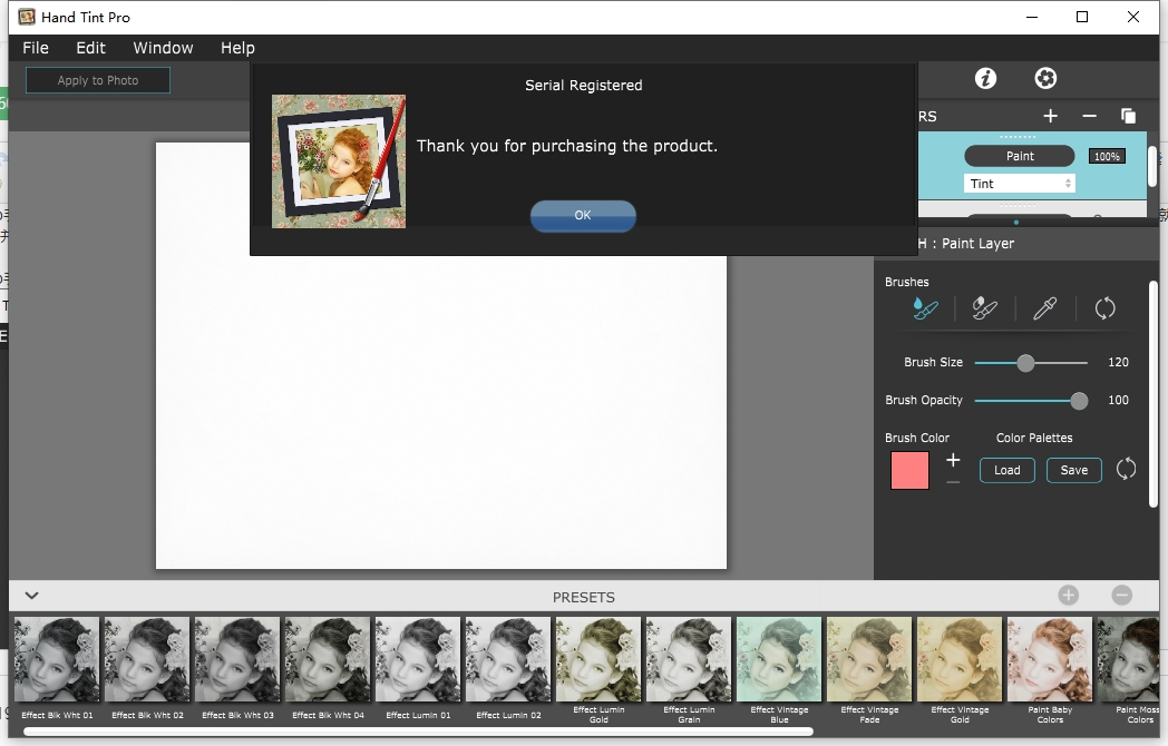 JixiPix公司Photoshop手绘摄影插件Hand Tint Pro V1.04 (Win)安装图文教程