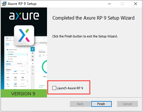 Axure RP 9.0.0.3653企业版【附汉化补丁+密钥】汉化破解版安装图文教程