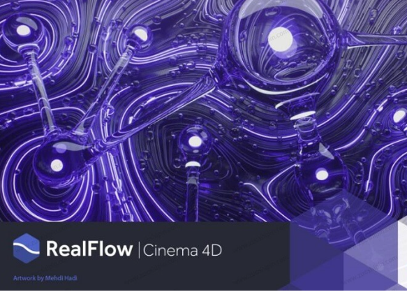 【C4D插件】RealFlow C4D流体模拟插件 NextLimit RealFlow V3.3.6.0058 For Cinema 4D R23-R26 英文破解版下载