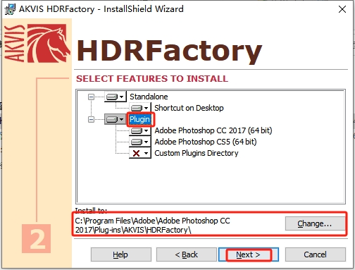 HDR图片制作滤镜插件Akvis HDRFactory For Photoshop v5.5.812.14260安装图文教程