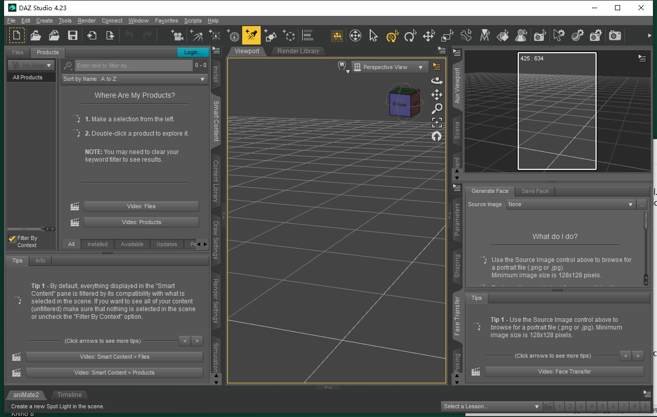 DAZ Studio v4.23 免费破解版安装图文教程