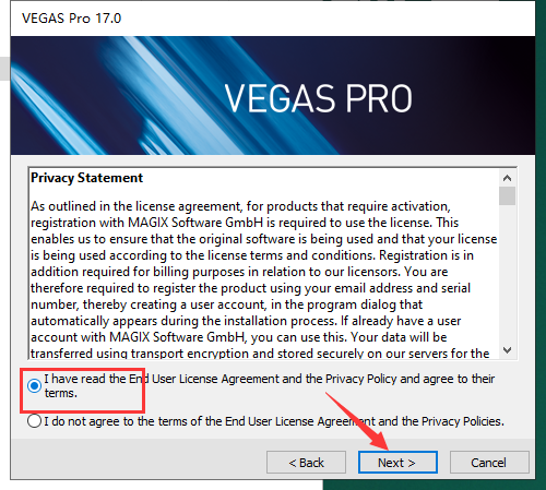 Vegas17.0免费试用版安装图文教程