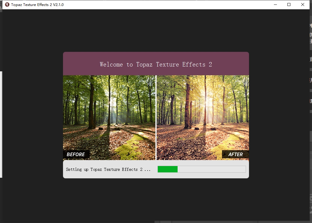 Photoshop Topaz公司纹理特效滤镜/软件Texture Effects v2.1.0最终版安装图文教程