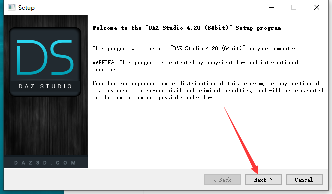DAZ Studio Pro 4.20免费版【DAZ Studio 4.20】英文破解版安装图文教程