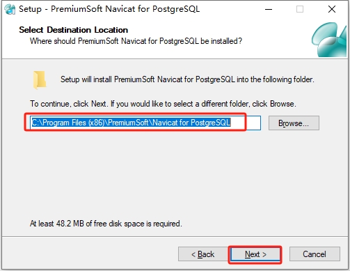 Navicat for Postgre SQL10.0英文试用版安装图文教程