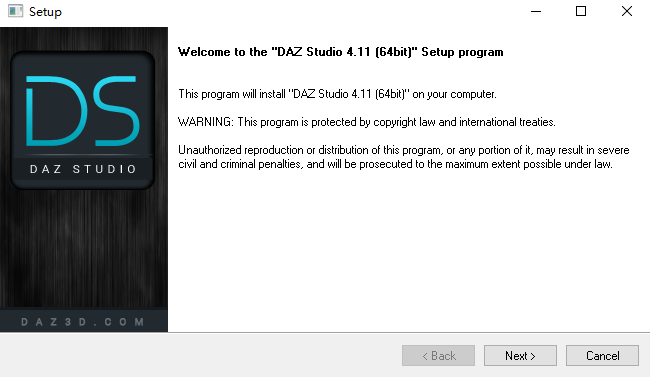DAZ Studio Pro Edition  4.11.0.383免费版【DAZ Studio 4.11】附安装教程安装图文教程
