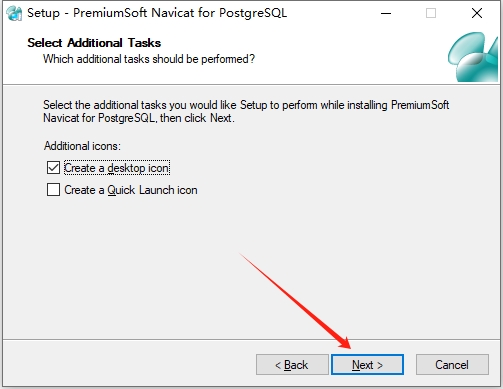 Navicat for Postgre SQL10.0英文试用版安装图文教程