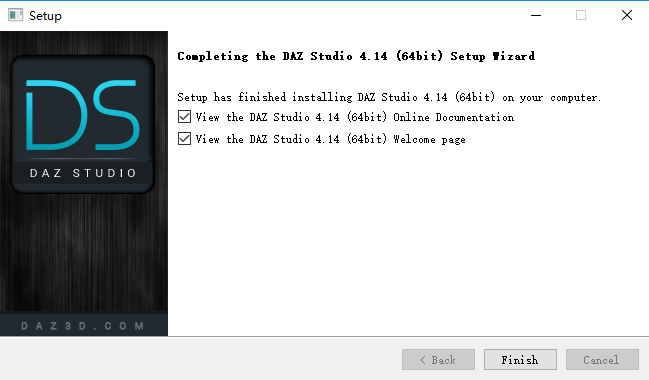DAZ Studio Pro Edition 4.15破解版【DAZ Studio 4.15】英文破解版安装图文教程