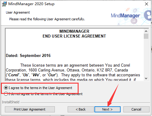 思维导图MindManager2020免费绿色版安装图文教程
