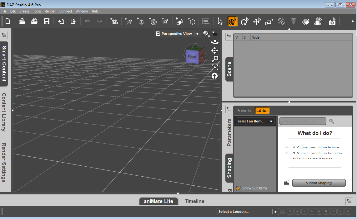DAZ Studio Pro 4.6官方版【DAZ Studio 4.6】英文官方破解版安装图文教程