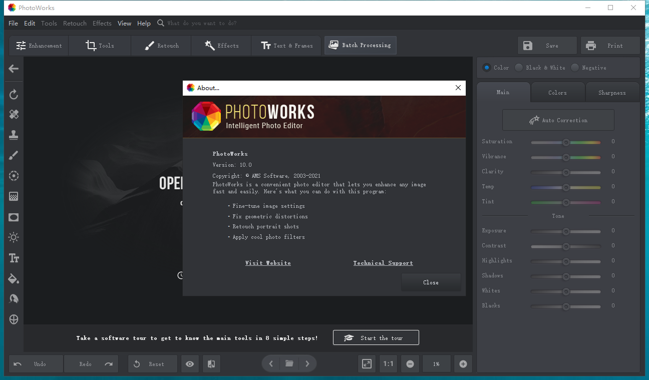 PhotoWorks 10【照片编辑软件】免费英文破解版安装图文教程