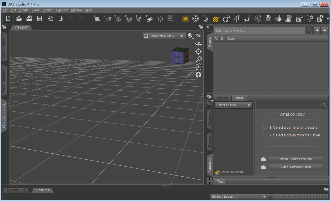 DAZ Studio Pro 4.7破解版【DAZ Studio 4.7】英文破解版安装图文教程
