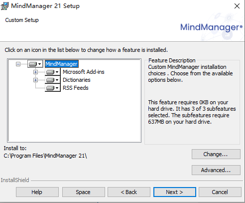 MindManager21【Mindjet MindManager 2021】汉化免费试用版安装图文教程