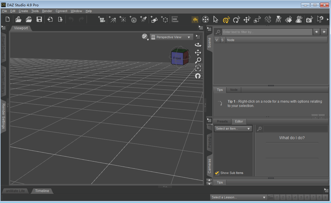 DAZ Studio Pro 4.9破解版【DAZ Studio 4.9】英文破解版安装图文教程