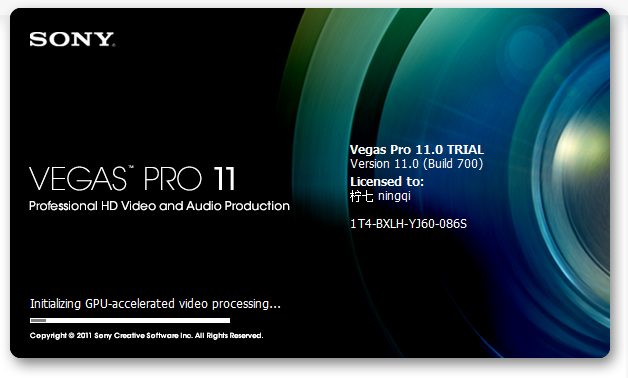 Vegas11.0中文免费版【Vegas pro11试用版】英文试用版安装图文教程