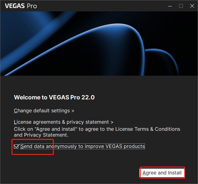 VEGAS Pro 22.0（试用版）官方免费版安装图文教程