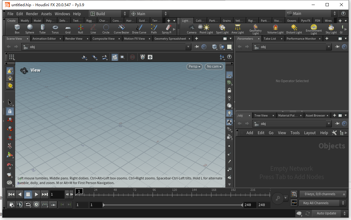 SideFX Houdini FX v20【附安装教程】免费破解版 SideFX Houdini FX v20【附安装教程】免费破解版