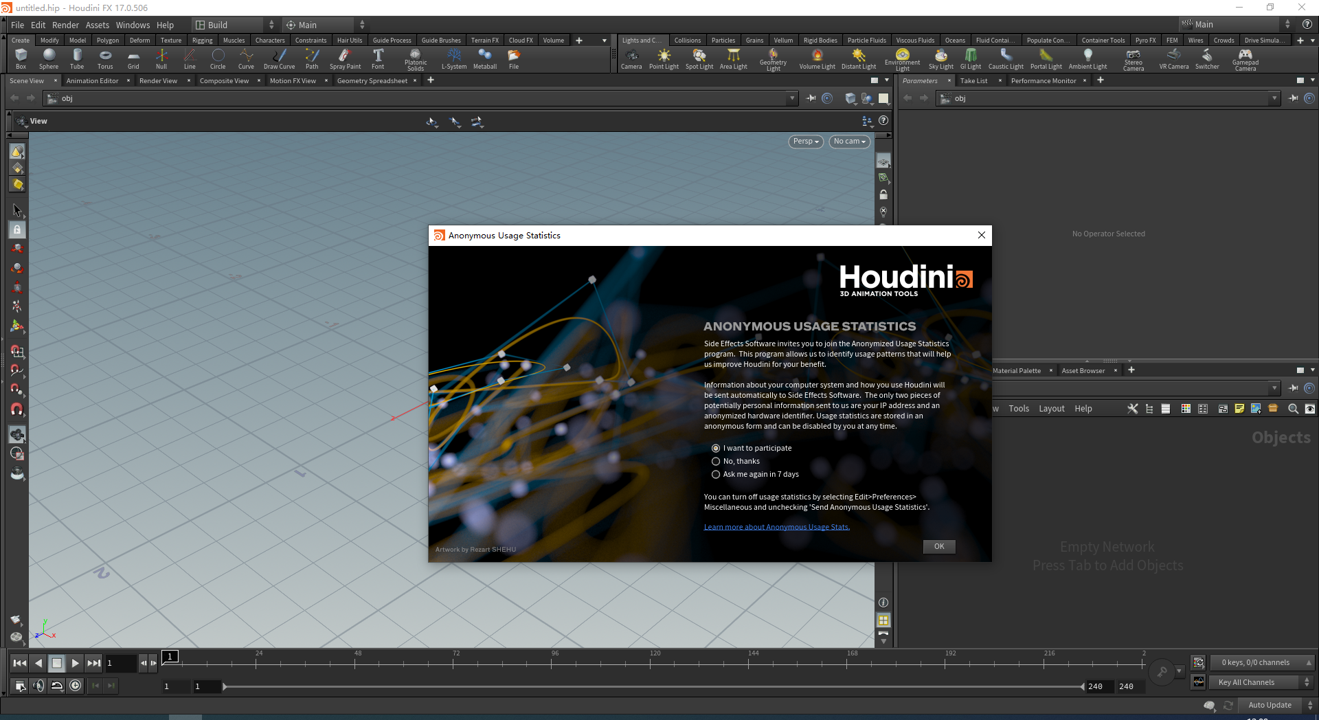 SideFX Houdini FX17.0【Houdini 17破解版】官方破解版安装图文教程