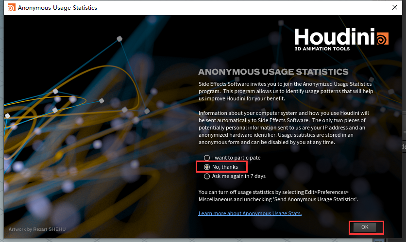 SideFX Houdini FX 20.5 最新免费英文破解版安装图文教程