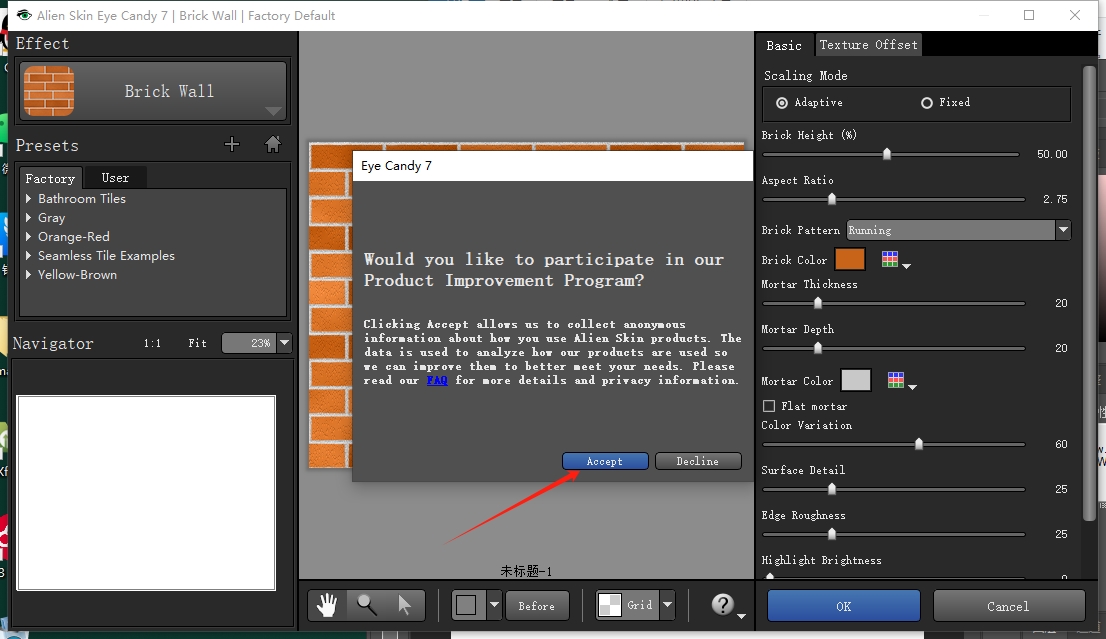 PS眼睛糖果滤镜包Alien Skin Eye Candy V7.2.0.50 R36074安装图文教程
