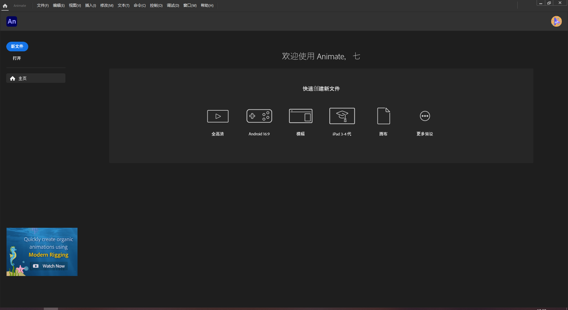 Adobe Animate 2024 v24.0.5（附破解文件）简体中文激活版