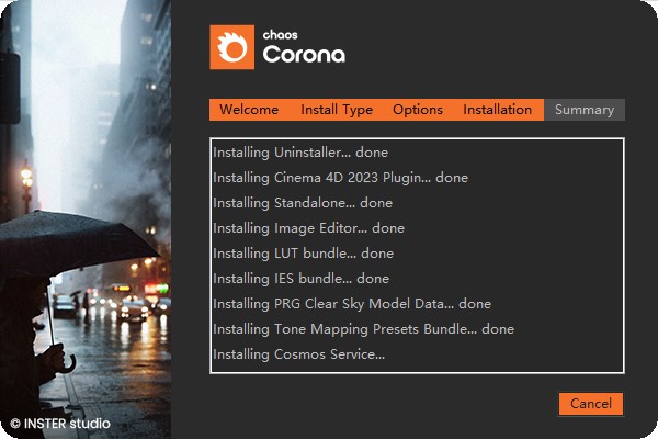 【C4D CR渲染器】Corona Renderer 9 for Cinema 4D R17-2023 英文破解版下载安装图文教程