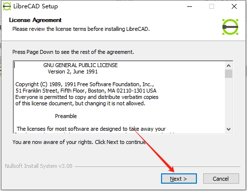 LibreCAD v2.2.0.2（开源软件）免费版安装图文教程