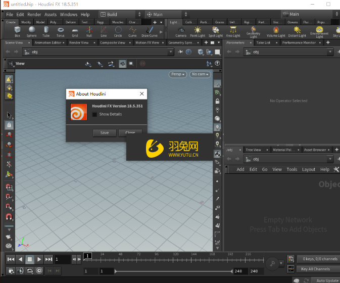 SideFX Houdini FX18.5【三维电影特效制作软件】绿色破解版 SideFX Houdini FX18.5【三维电影特效制作软件】绿色破解版